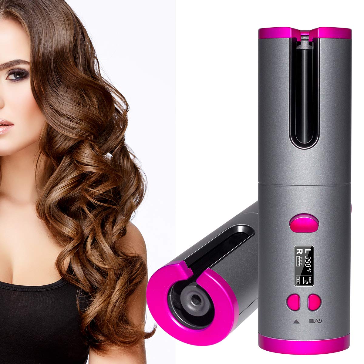 BestCurls™ | Automatische Haarkruller | Draadloos en Snel Mooie Krullen