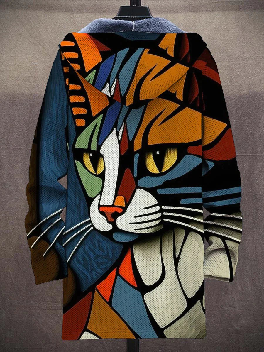 Charlie® - Stijlvol Warm Vest Met Kattenprint