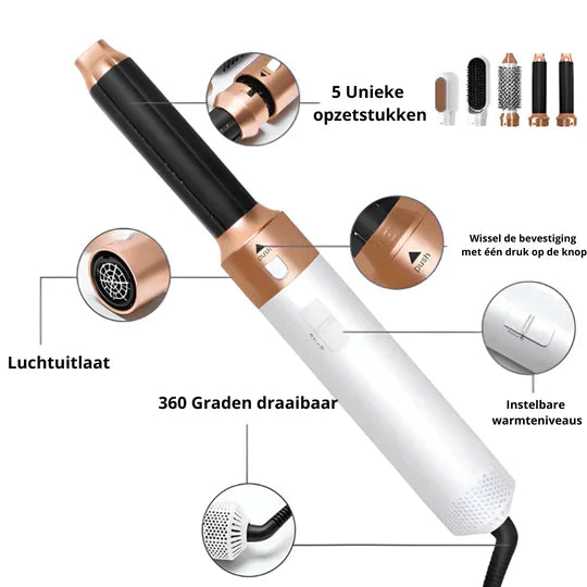 5 in 1 Ultra Hair Styler™ - Nederlands Nr. 1 Dyson Alternatief