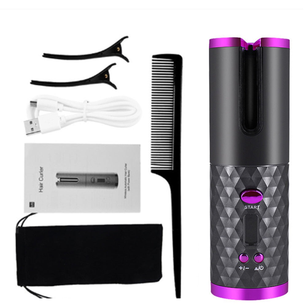 BestCurls™ | Automatische Haarkruller | Draadloos en Snel Mooie Krullen