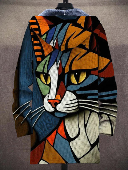 Charlie® - Stijlvol Warm Vest Met Kattenprint
