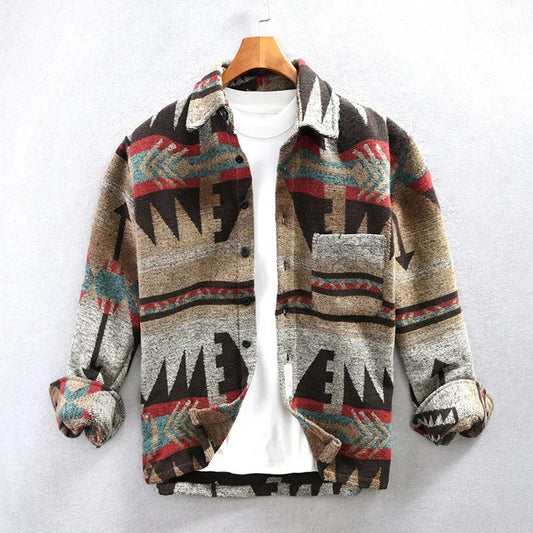 Bart - warm vintage flanellen overhemd