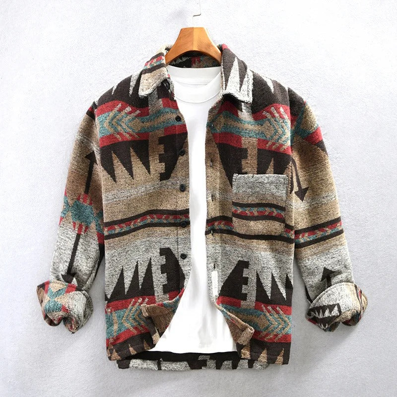 Bart - warm vintage flanellen overhemd